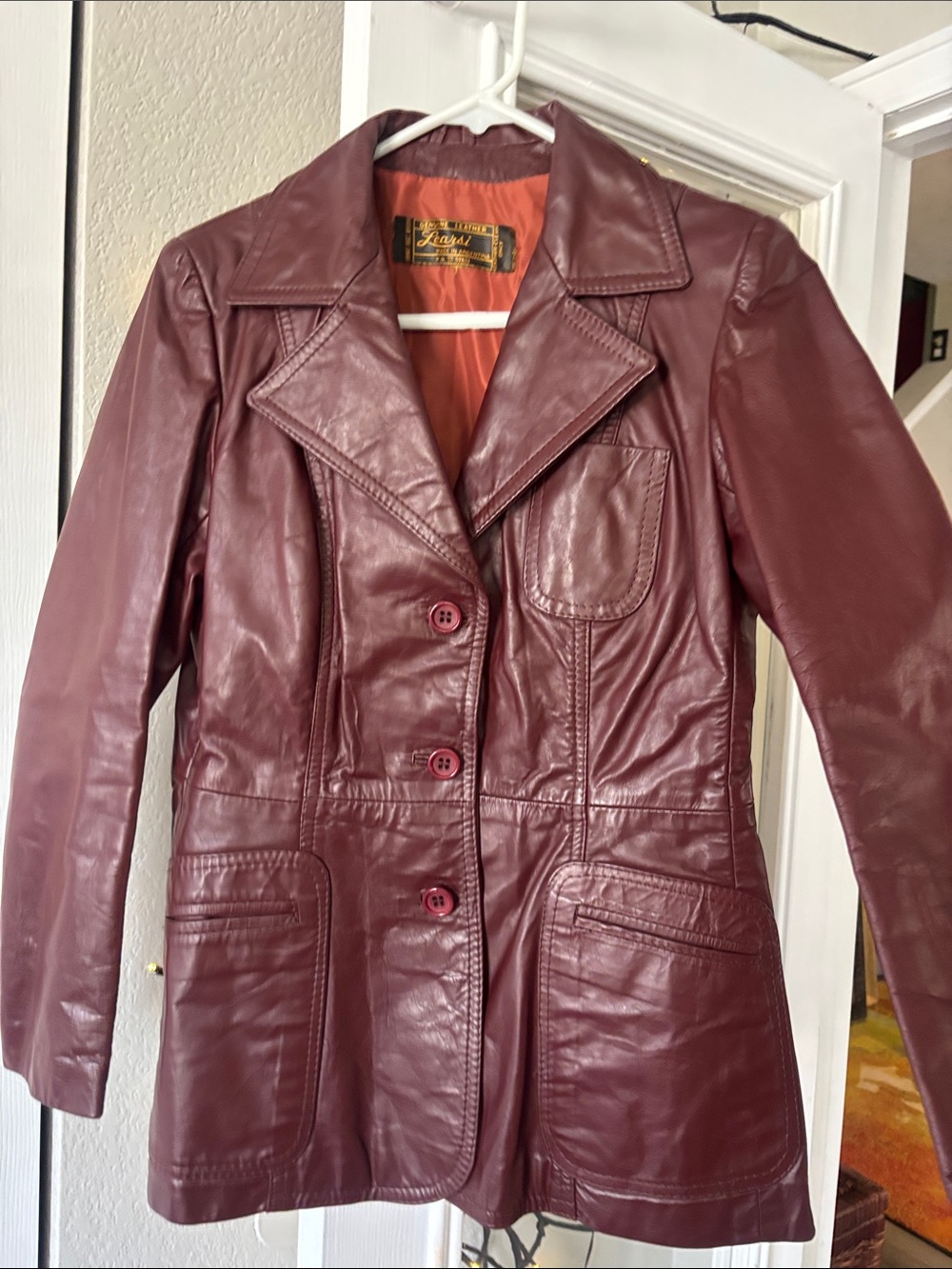 Vintage 70s Learsi leather jacket